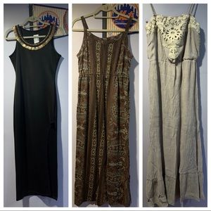 BUNDLE: 3 Maxi Dresses (M)